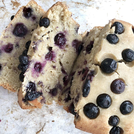 Blueberry Collagen Protein Bread