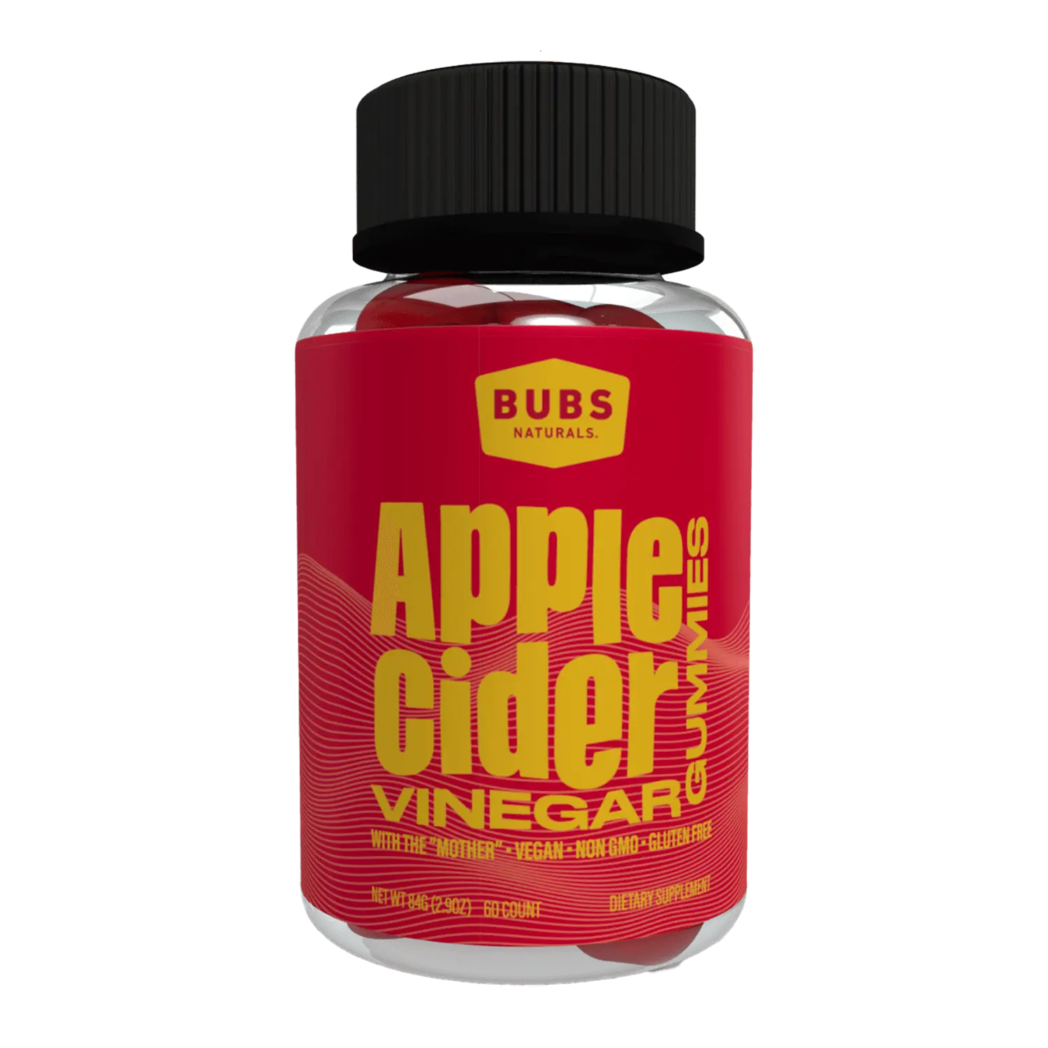 BUBS Naturals Apple Cider Vinegar Gummies, Front