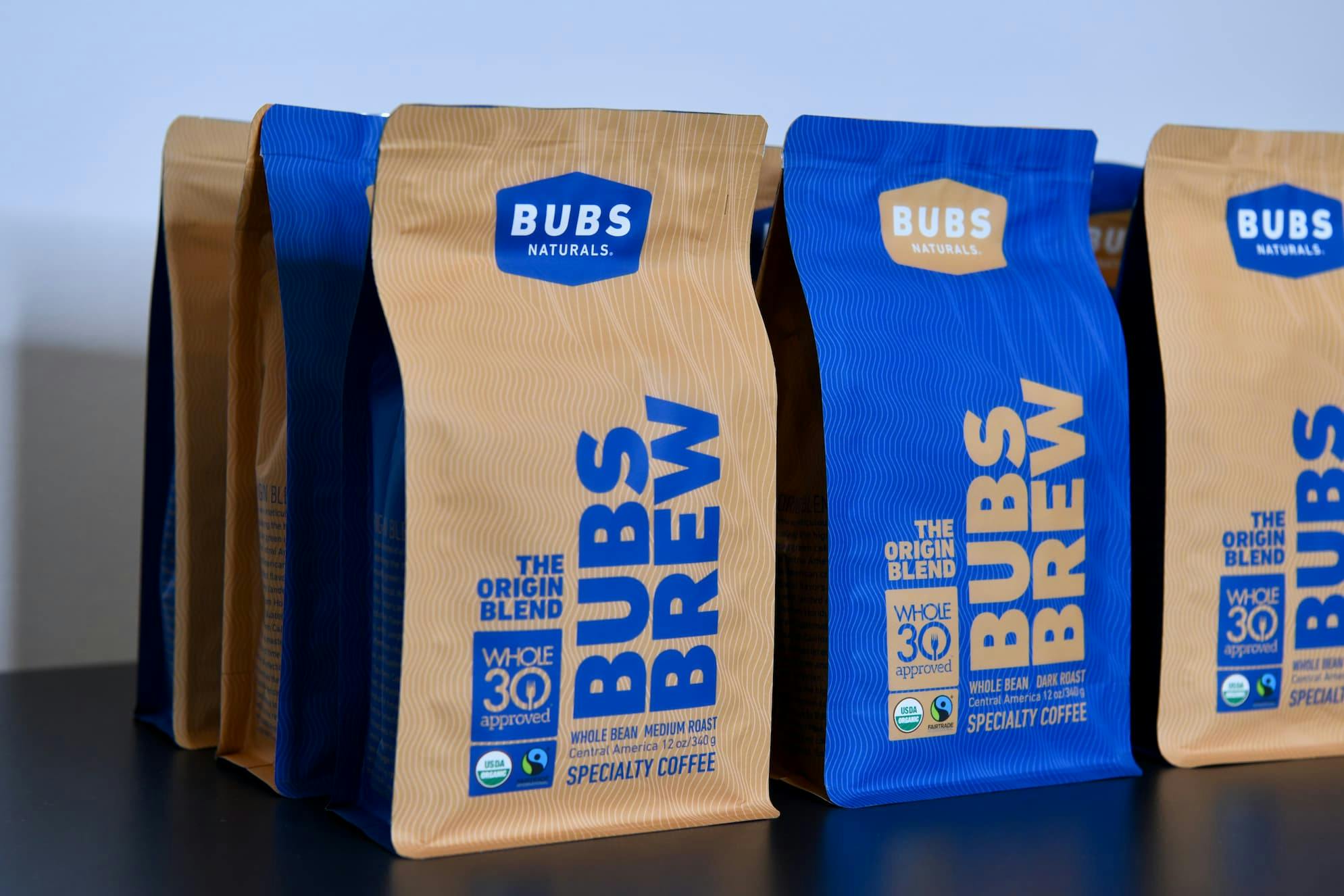 BUBS Brew Origin Blend Dark Roast  Coffee