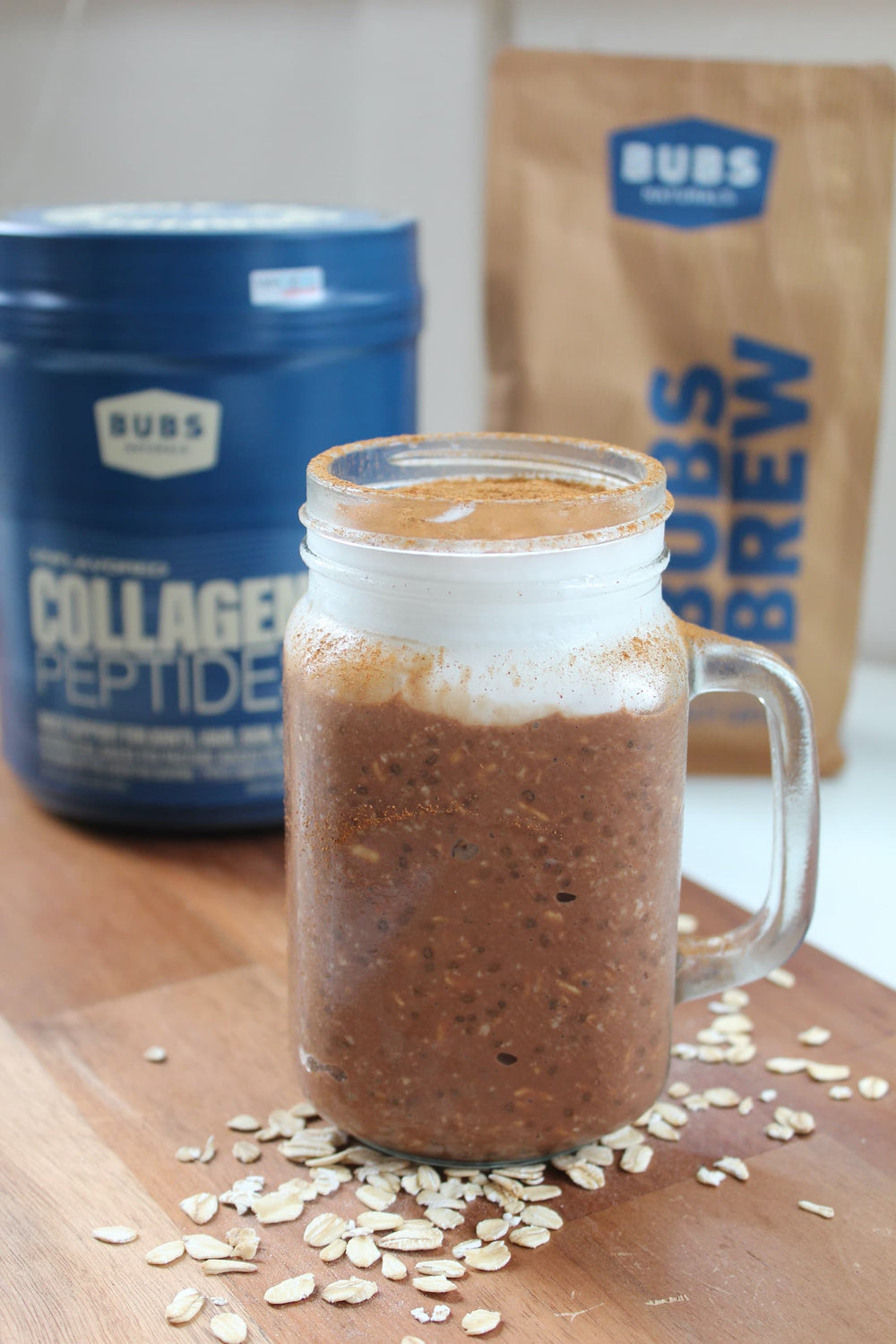 Tiramisu Protein Overnight Oats