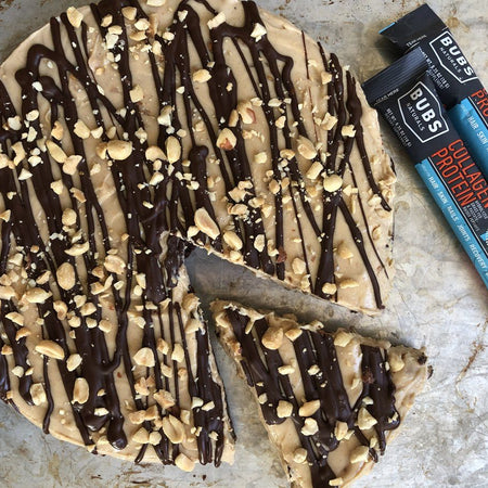 Peanut Butter Pie w/ Chocolate Protein Crust