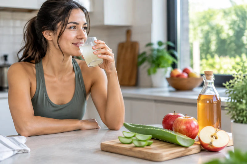 The Aloe Vera Apple Cider Vinegar Drink for Gut Health
