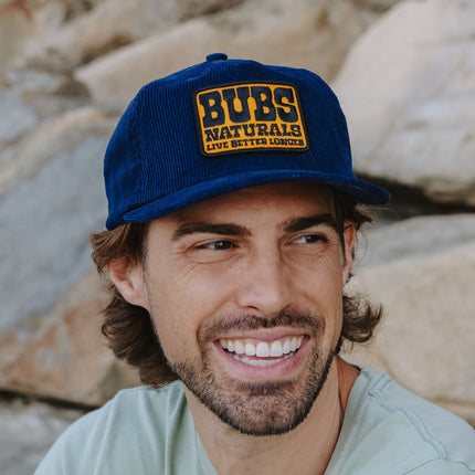 Blue Corduroy Snapback