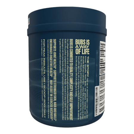 BUBS Naturals Collagen Peptides Tub, Side 